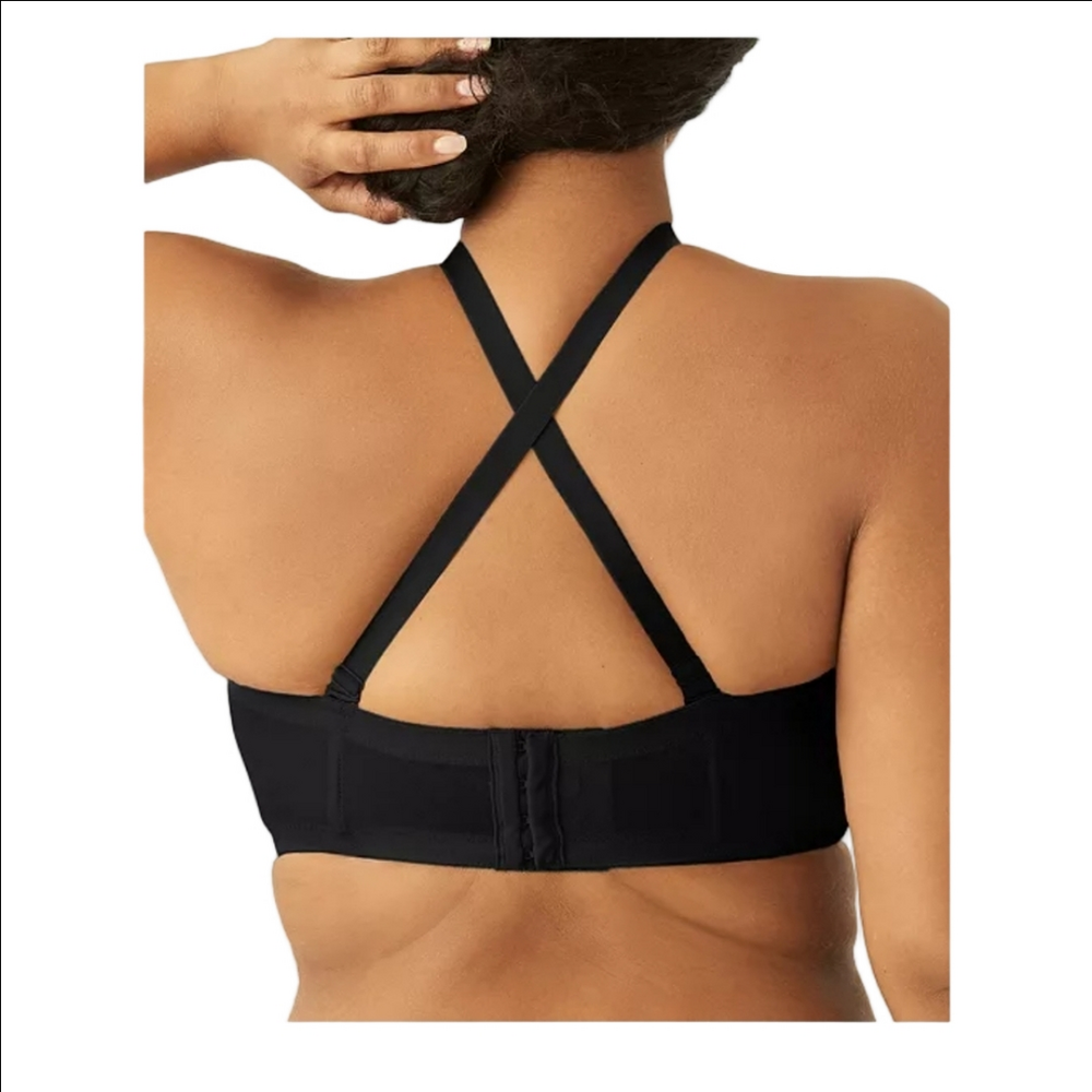 WACOAL "RED CARPET" STRAPLESS UNDERWIRE CONVERTIBLE BLACK BRA 38D ◀NWOT▶ - Picture 8 of 12